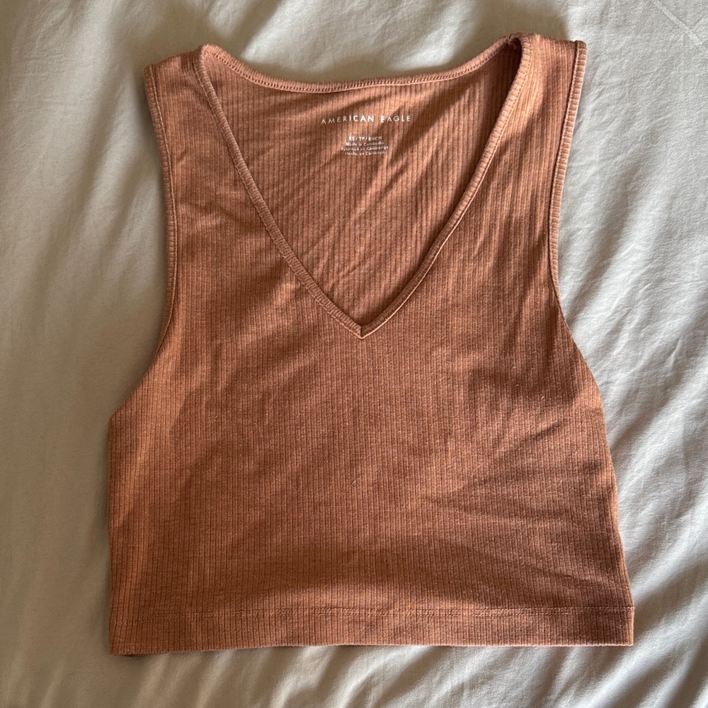 American Eagle Outfitters V-Neck Crop Top